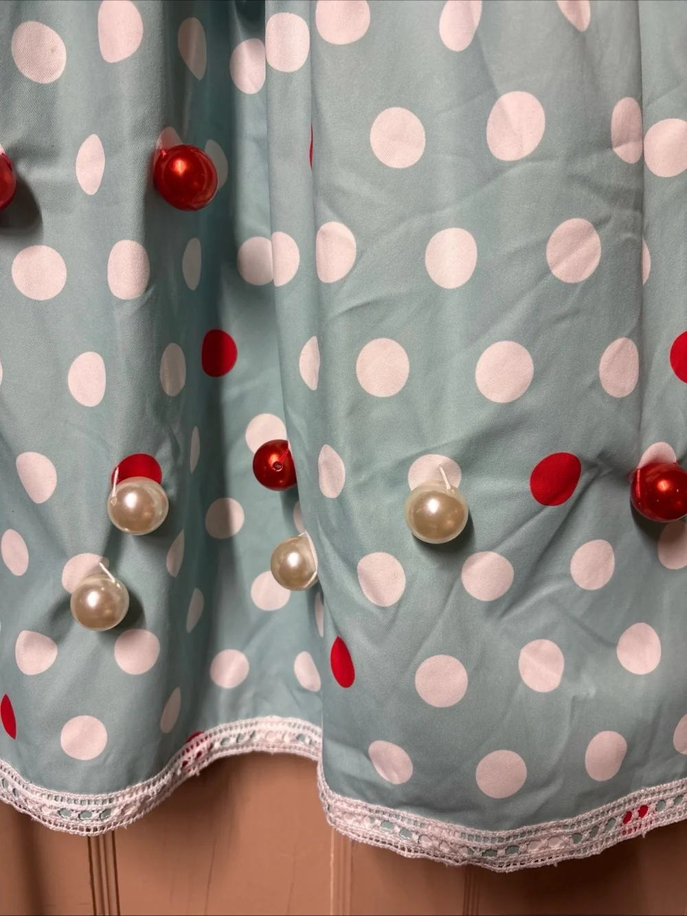 Joketiger Girls Size 8 Short Sleeve Dress Halloween Christmas Polka Dots Party